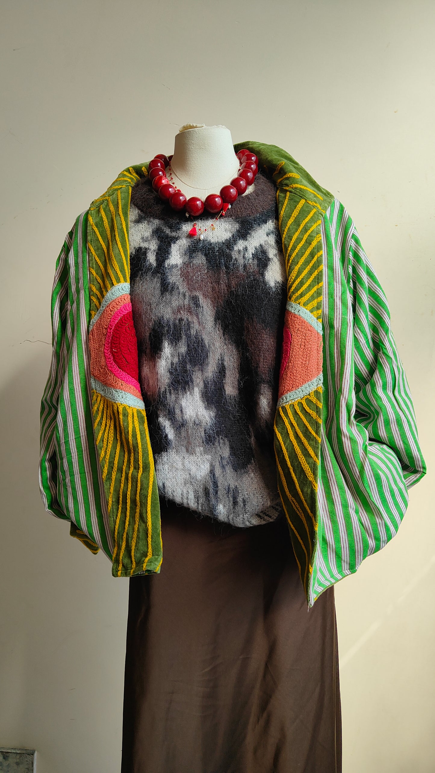 Giacca Boho con Tasche Laterali