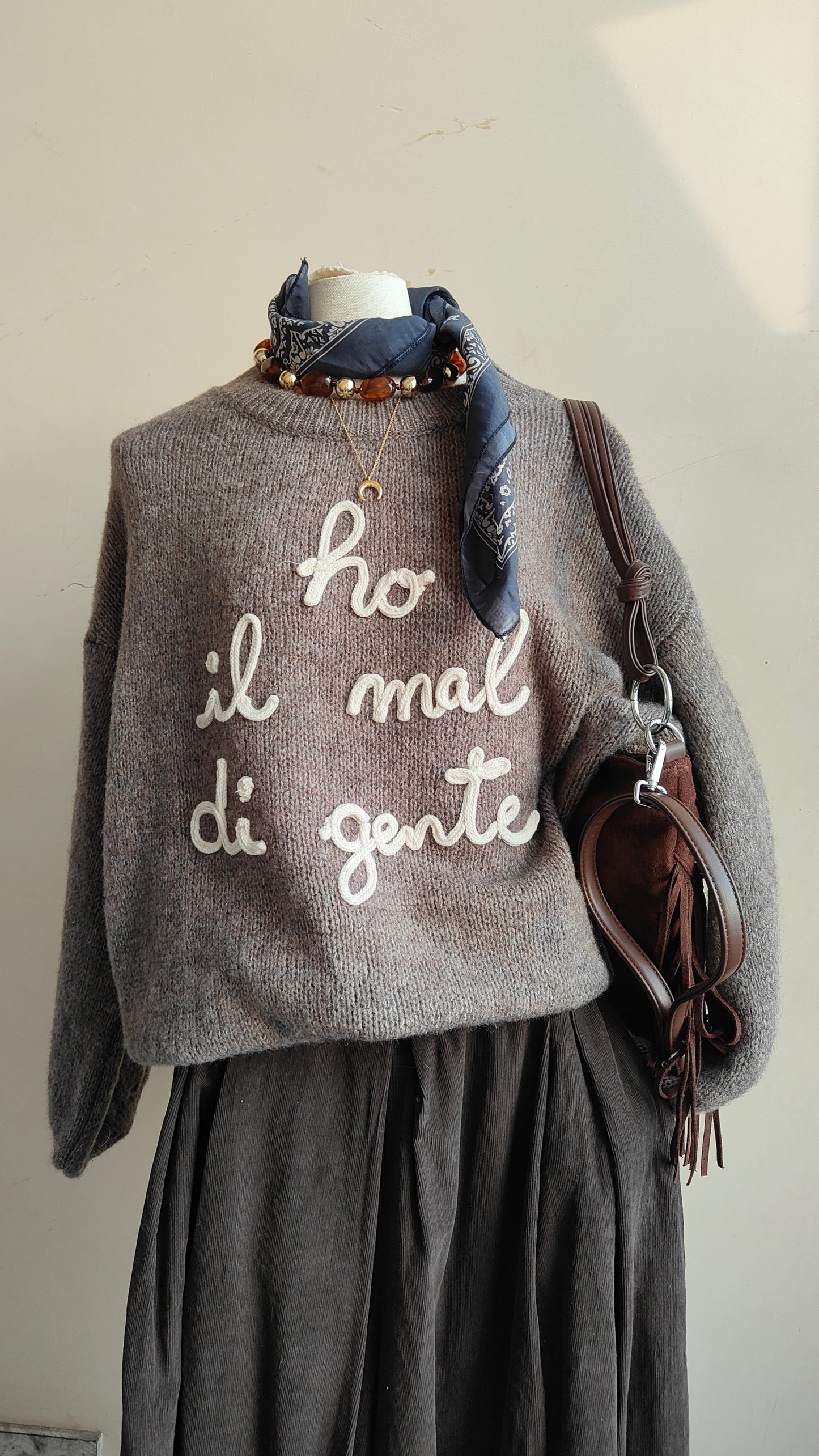 Maglia “Ho il mal di gente”