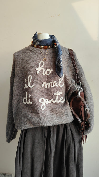 Maglia “Ho il mal di gente”