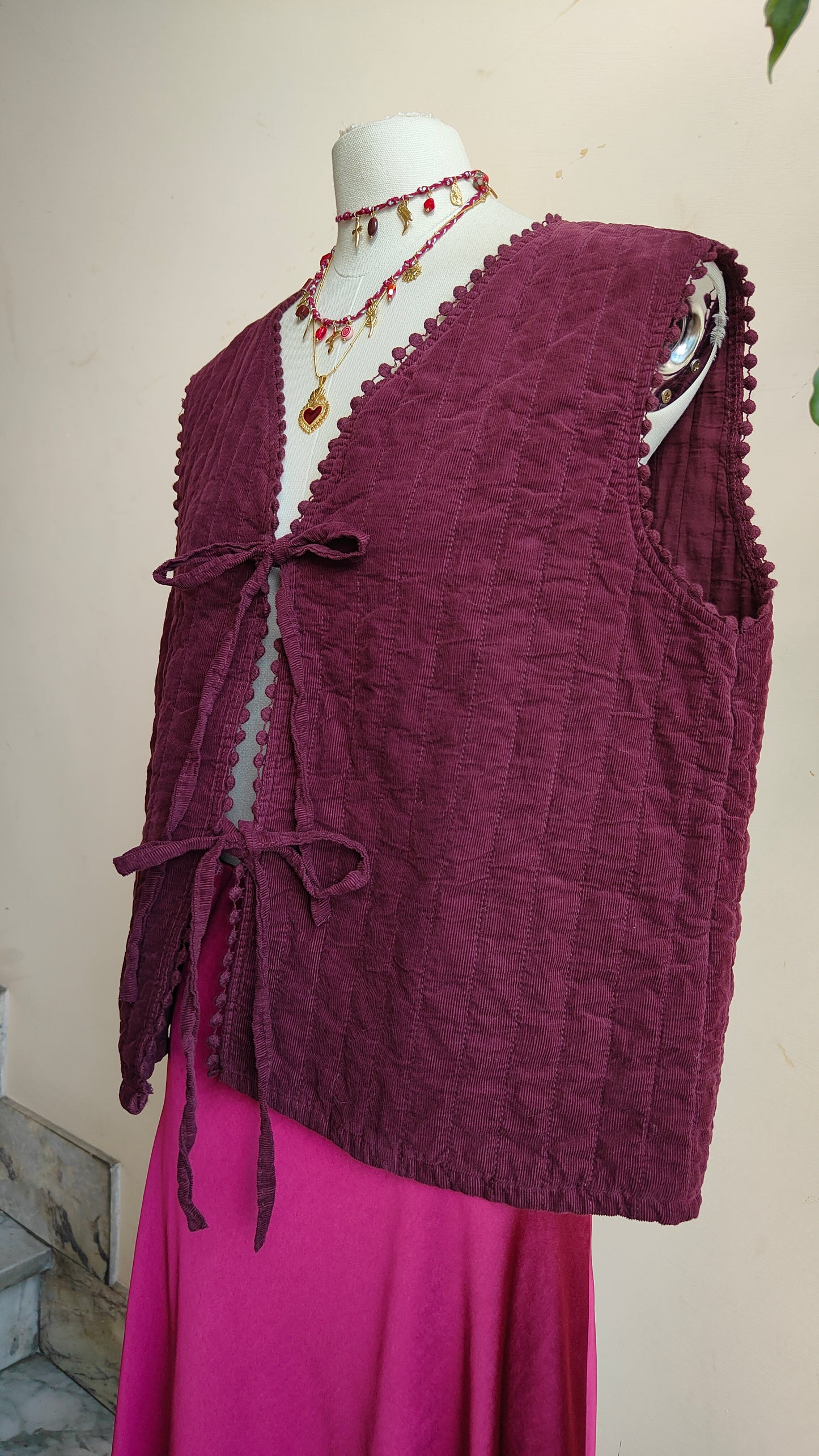 Gilet Trapuntato in Cotone