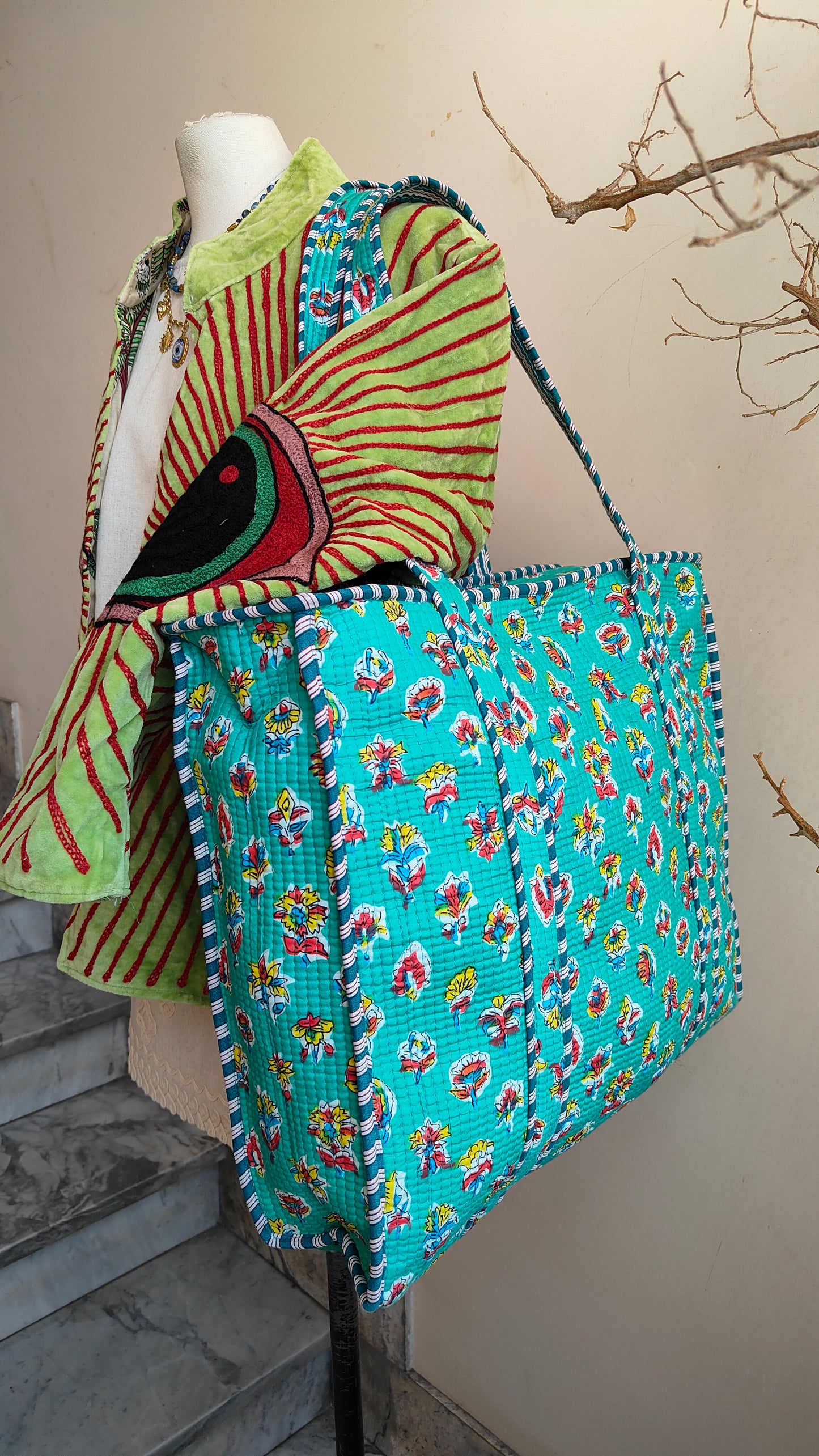 Borsa Trapuntata in Cotone – Maxi
