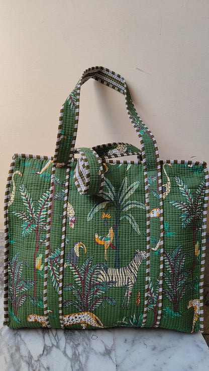 Borsa Trapuntata in Cotone – Maxi