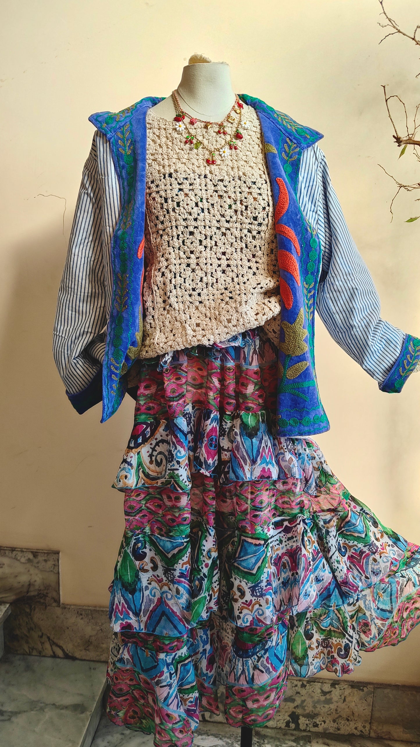 Giacca Boho Reversibile
