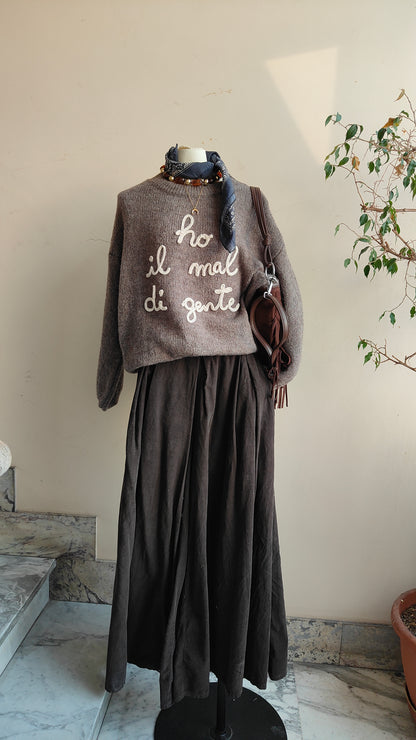 Maglia “Ho il mal di gente”