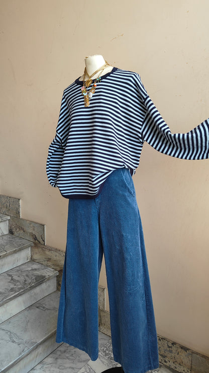 Maglia Over a Righe