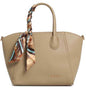 Borsa rigida con foulard