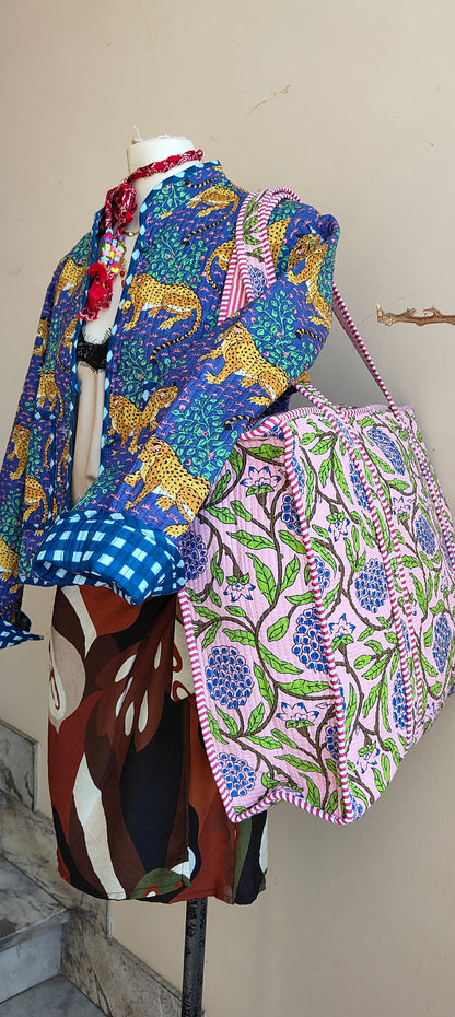 Borsa Trapuntata in Cotone – Maxi