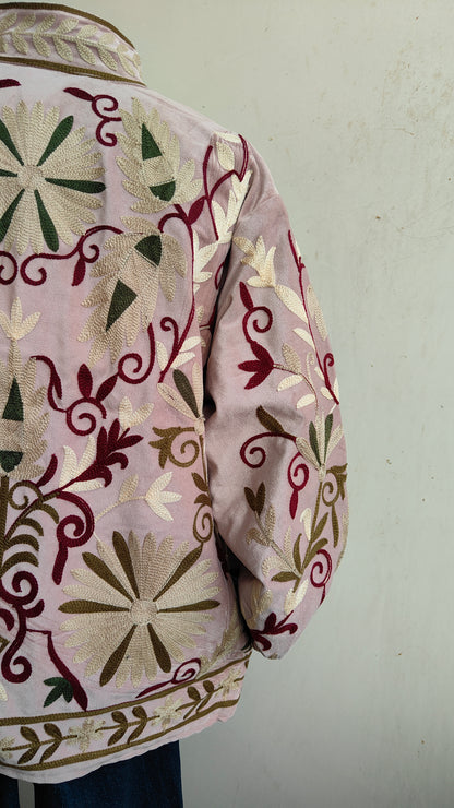Giacca Boho con Tasche Laterali