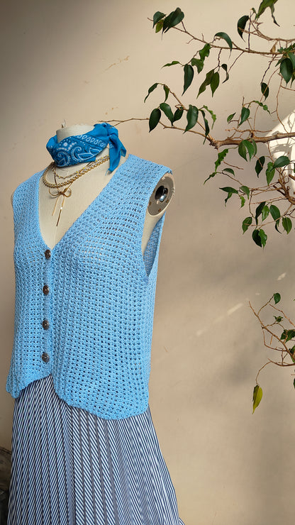 Gilet maglia grosso