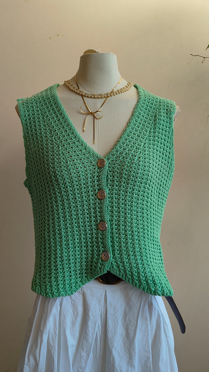 Gilet maglia grosso