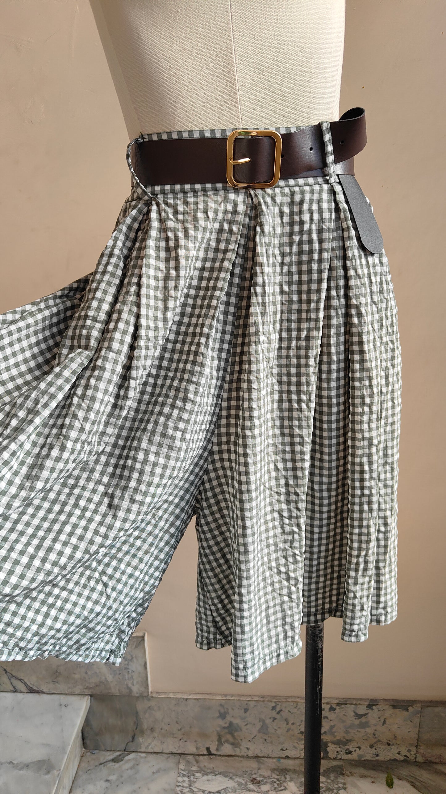 Gonna Pantalone Vichy Romance