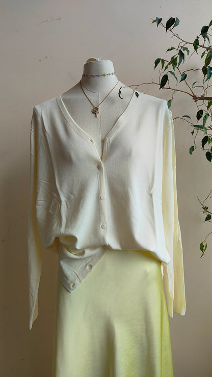 Cardigan scollo v