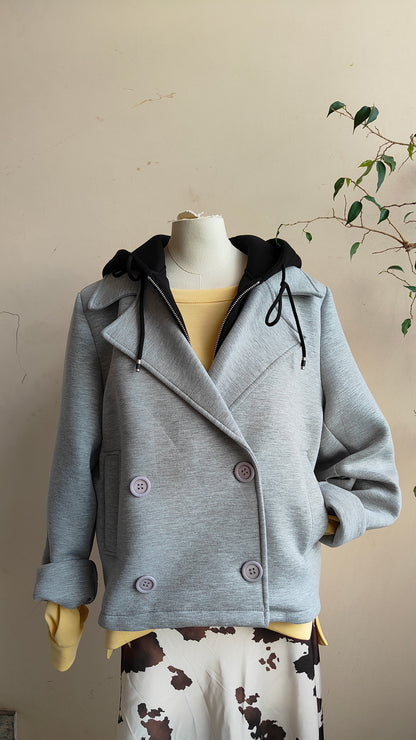 Giacca neoprene cappuccio