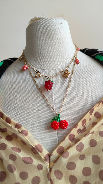 Collana set Lampone