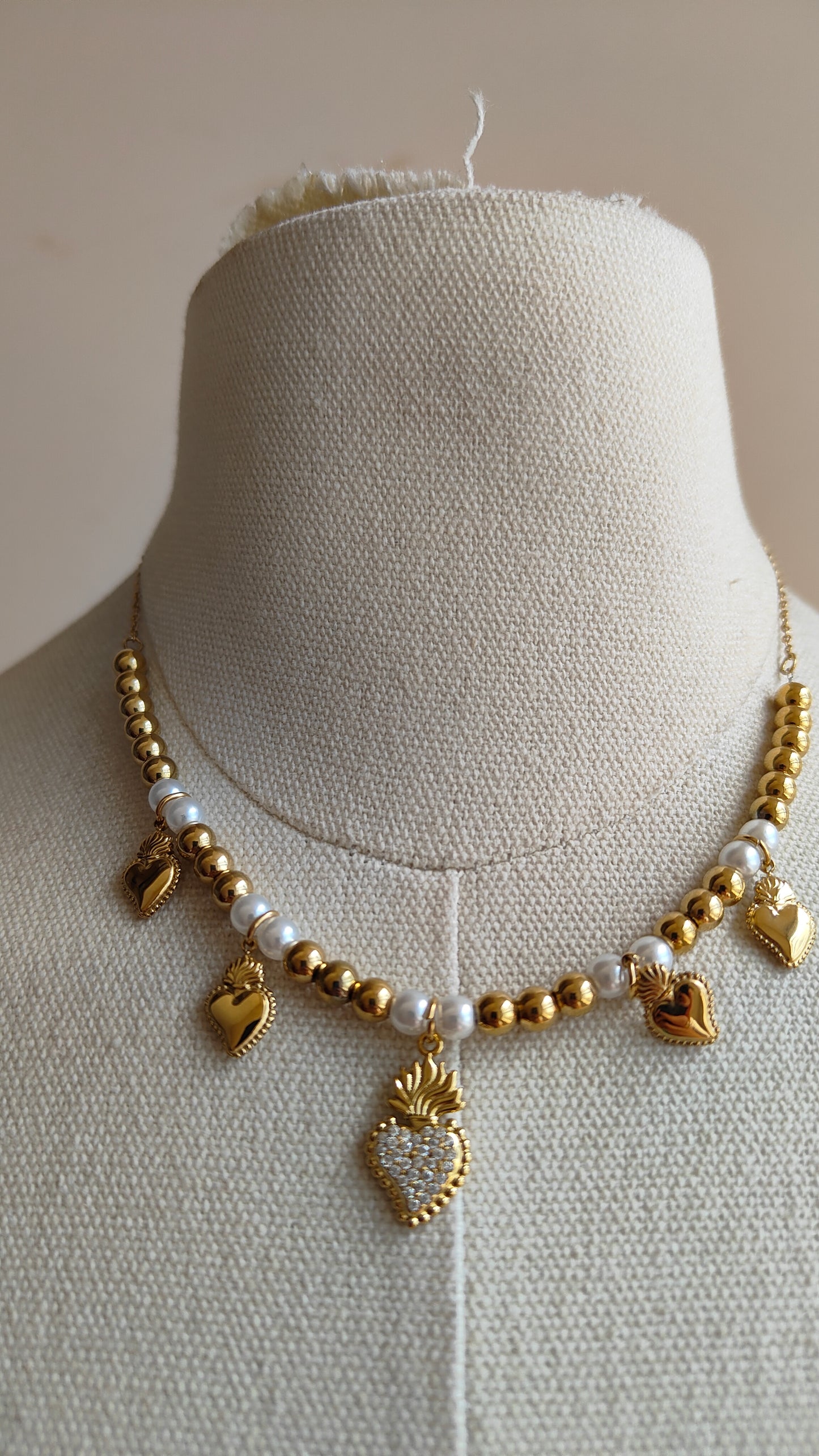Collana Cuore Botanico