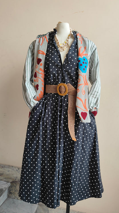 Giacca Boho con Tasche Laterali