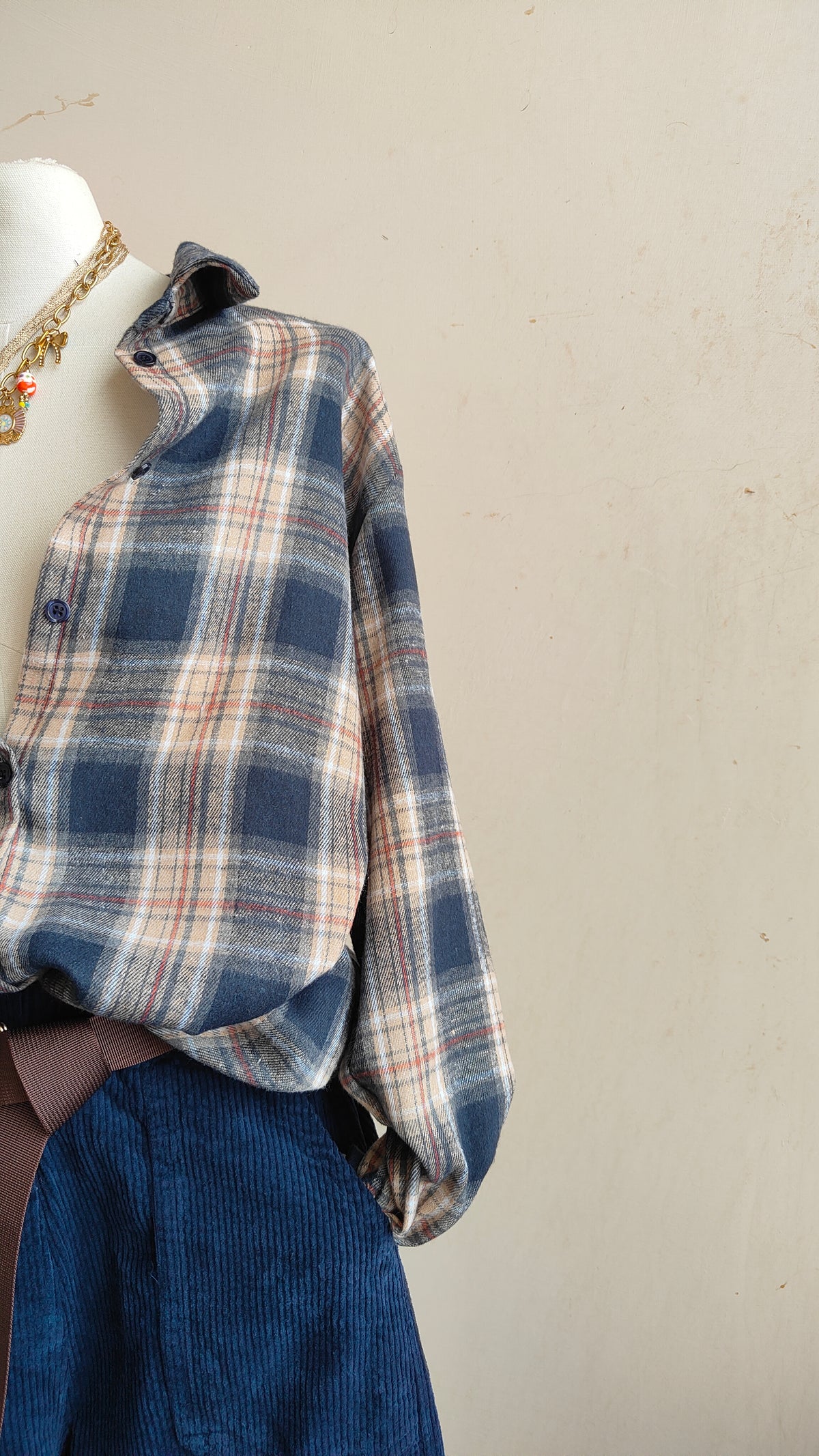 CAMICIA CHECK OVERSIZE