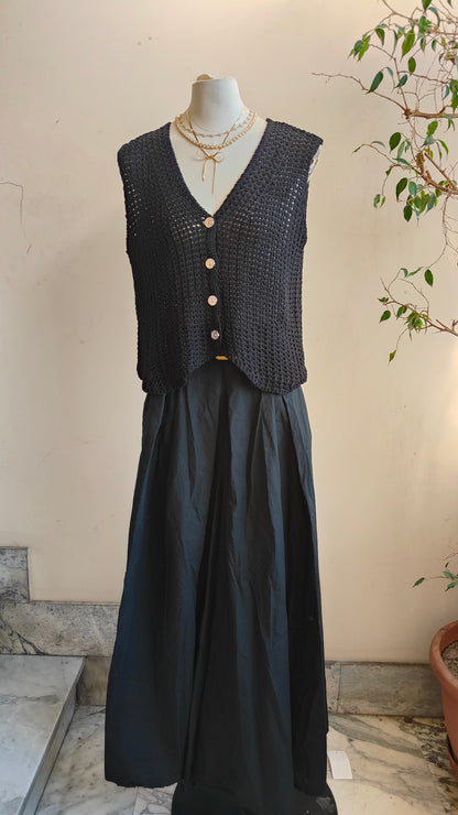 Gilet maglia grosso