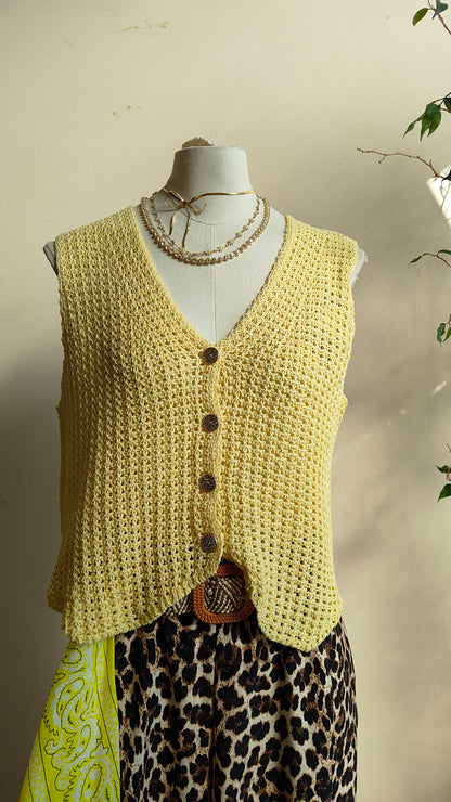 Gilet maglia grosso