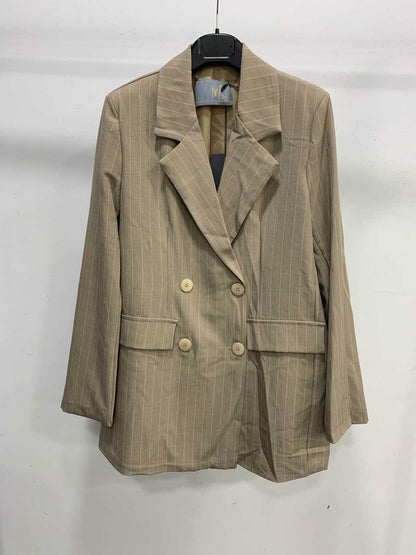 Blazer gessato doppio petto