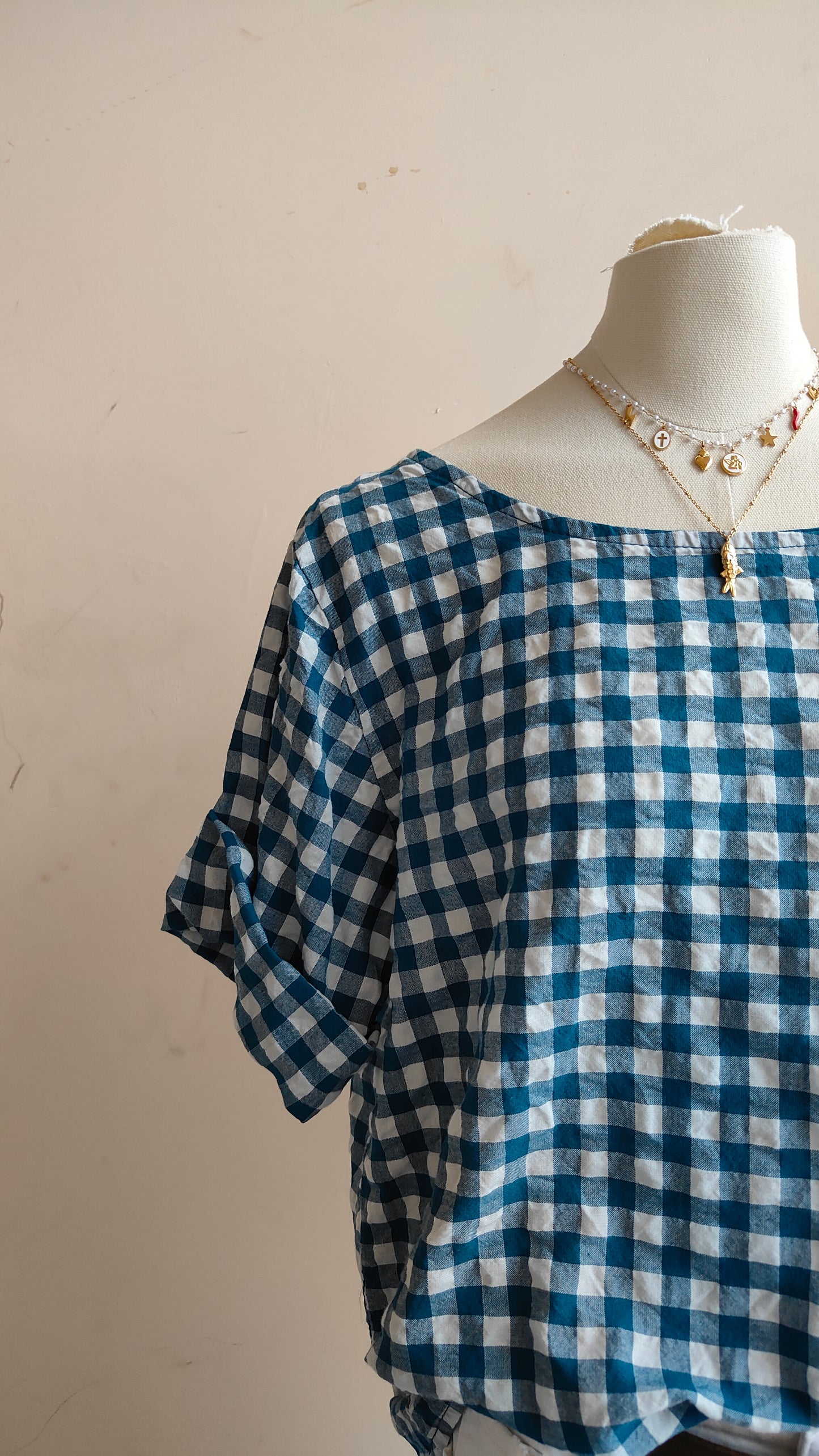 Camicia Vichy bottoni