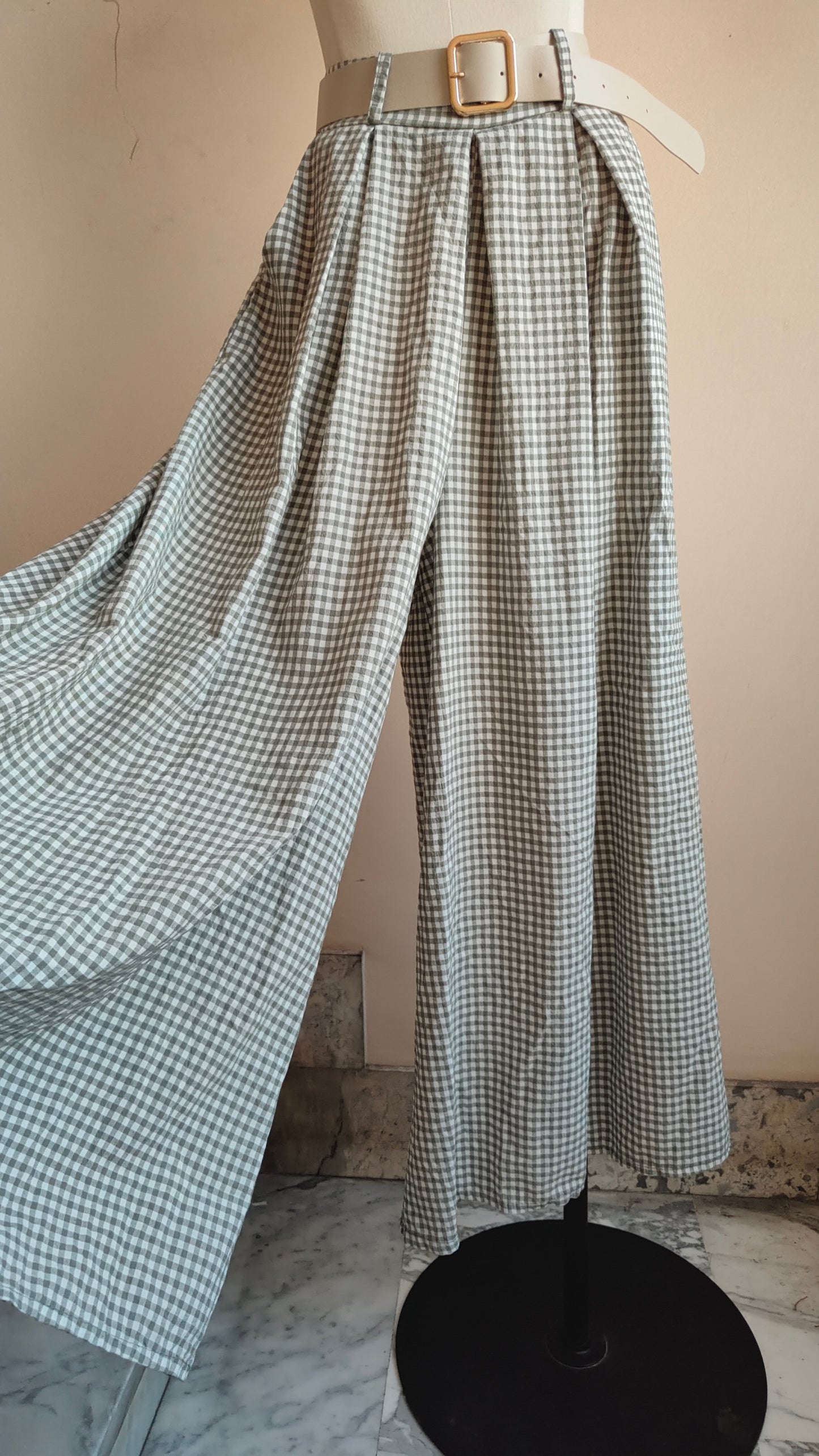 Gonna Pantalone Gingham