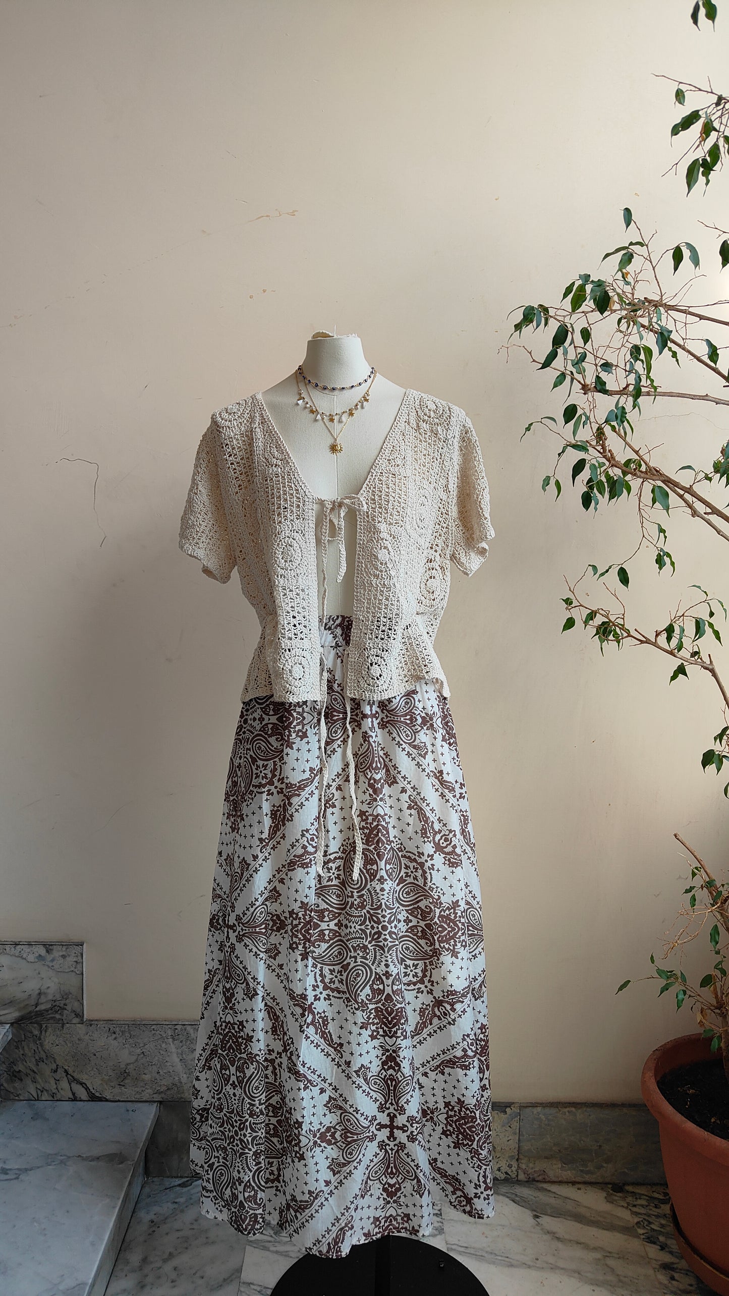 Cardigan Sole di Pizzo