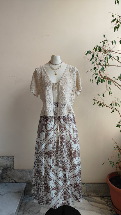 Cardigan Sole di Pizzo
