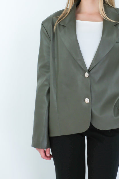 Blazer ecopelle