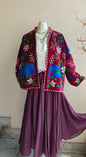 Giacca Boho con Tasche Laterali