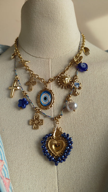 Collane Amuleto Blu