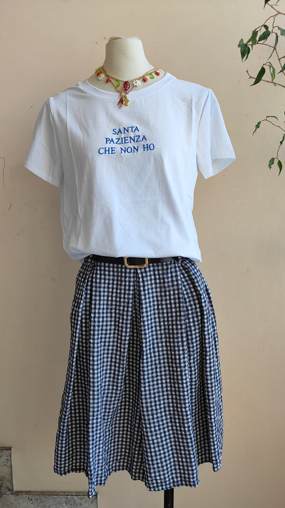 Gonna Pantalone Vichy Romance