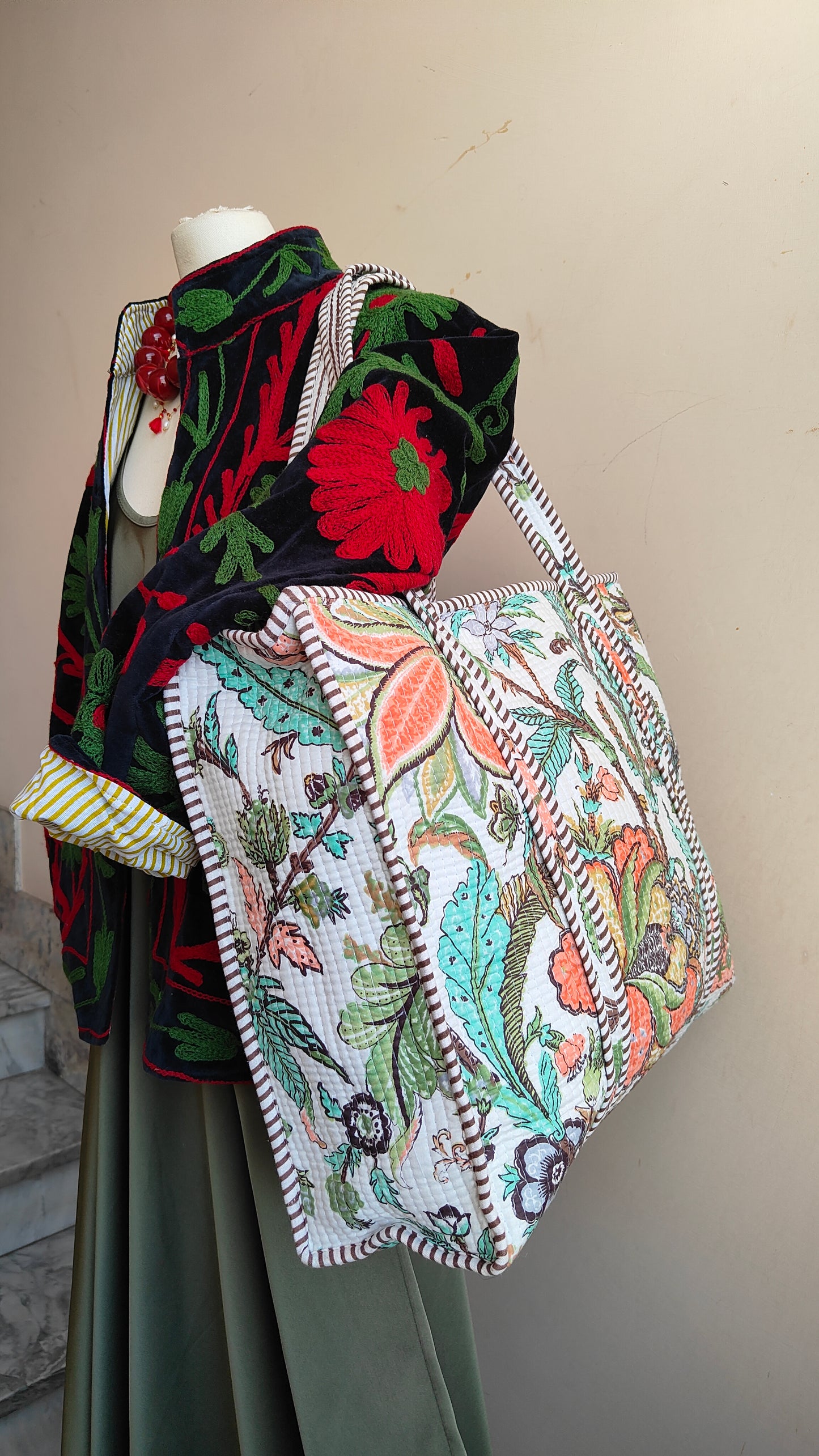 Borsa Trapuntata in Cotone – Maxi