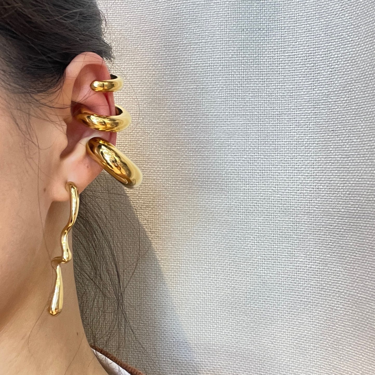 Earcuff cerchio bombato