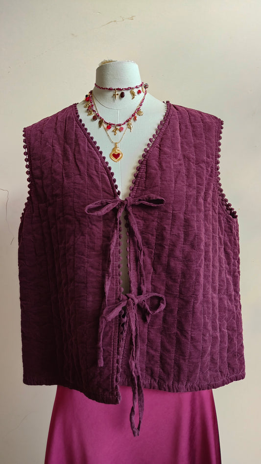 Gilet Trapuntato in Cotone