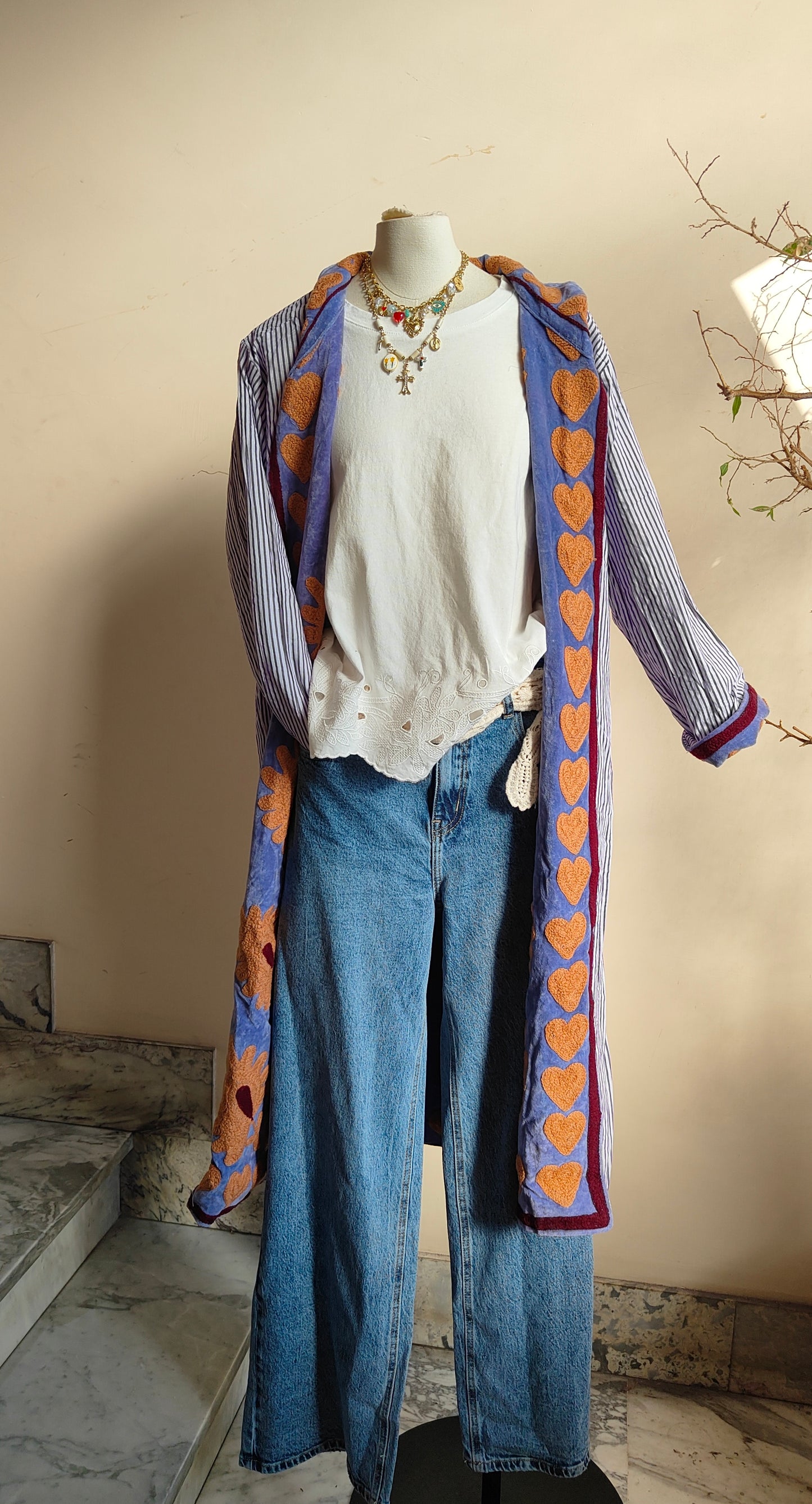 Giacca Boho lungo