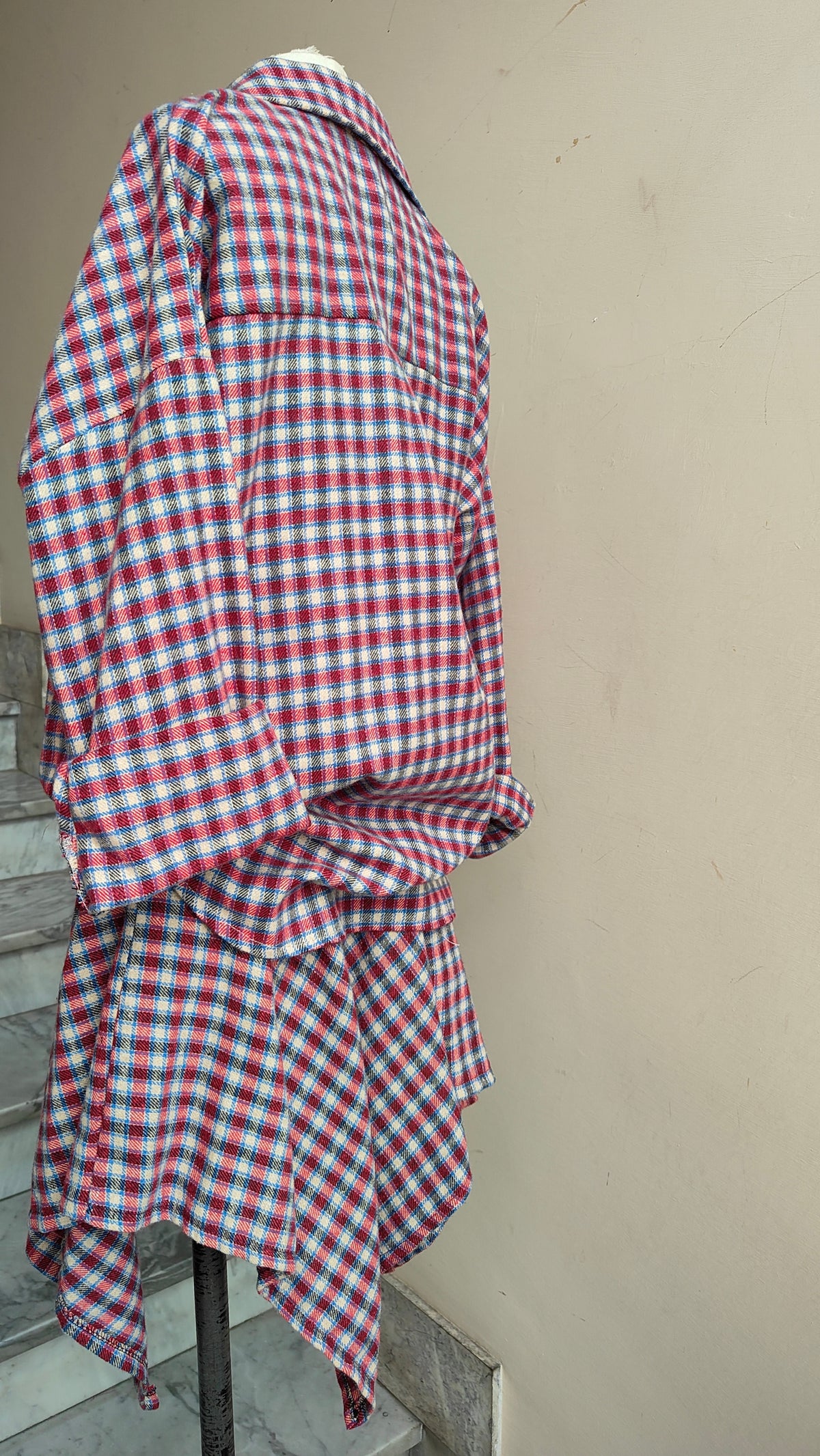 COMPLETO CHECK – CAMICIA & GONNA ASIMMETRICA
