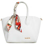 Borsa rigida con foulard