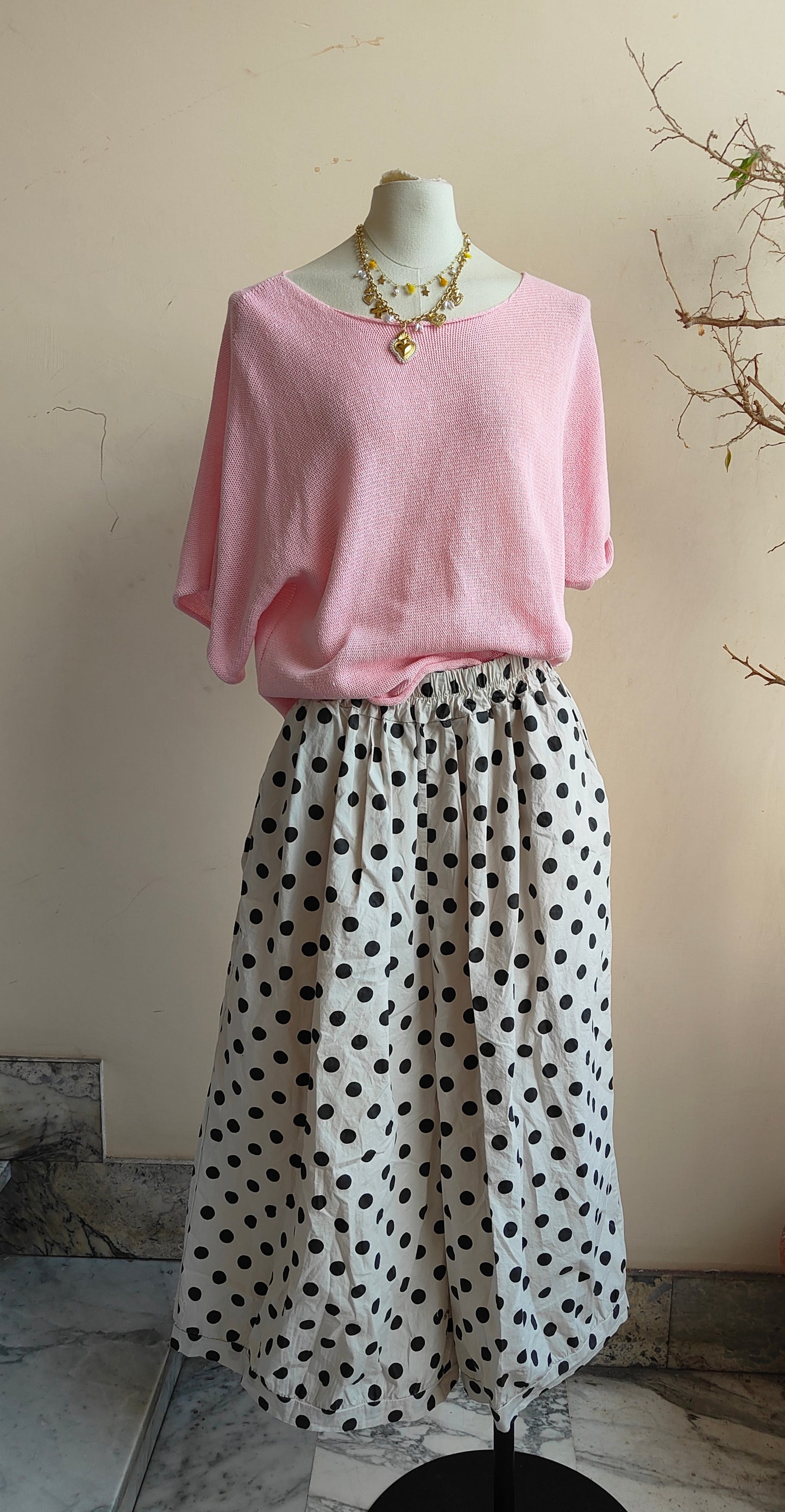 Pantaloni Pois Balloon