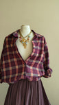 Camicia Tartan Oversize