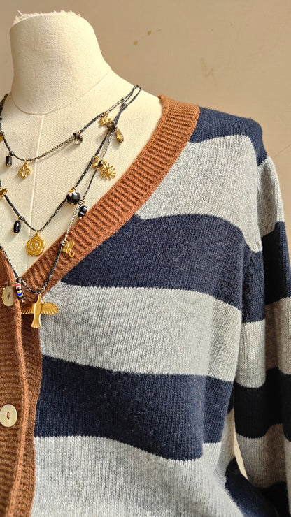 Cardigan Riviera a righe