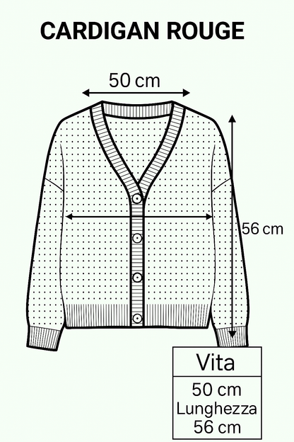 Cardigan rouge