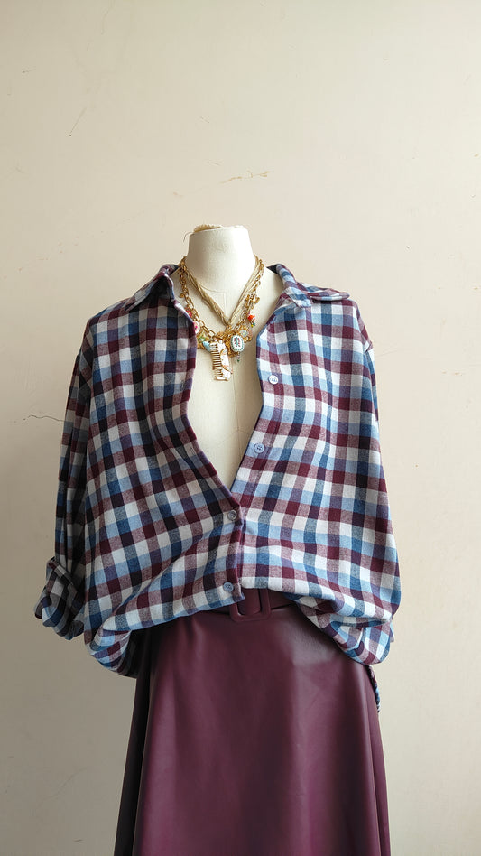 CAMICIA CHECK OVERSIZE