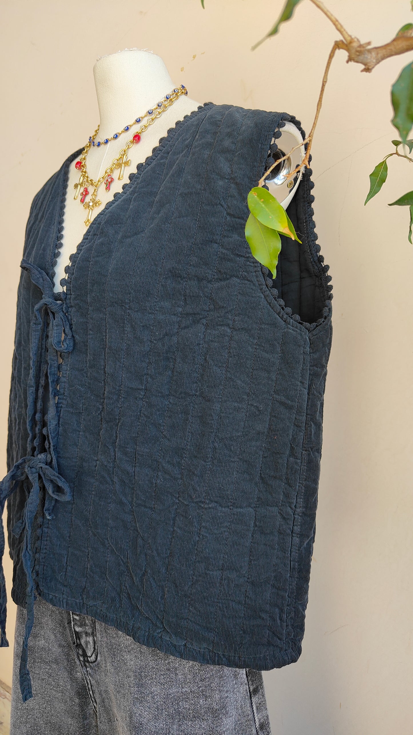 Gilet Trapuntato in Cotone
