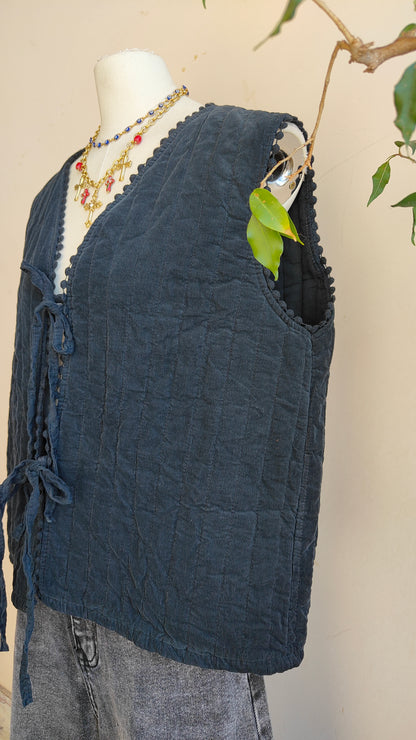 Gilet Trapuntato in Cotone