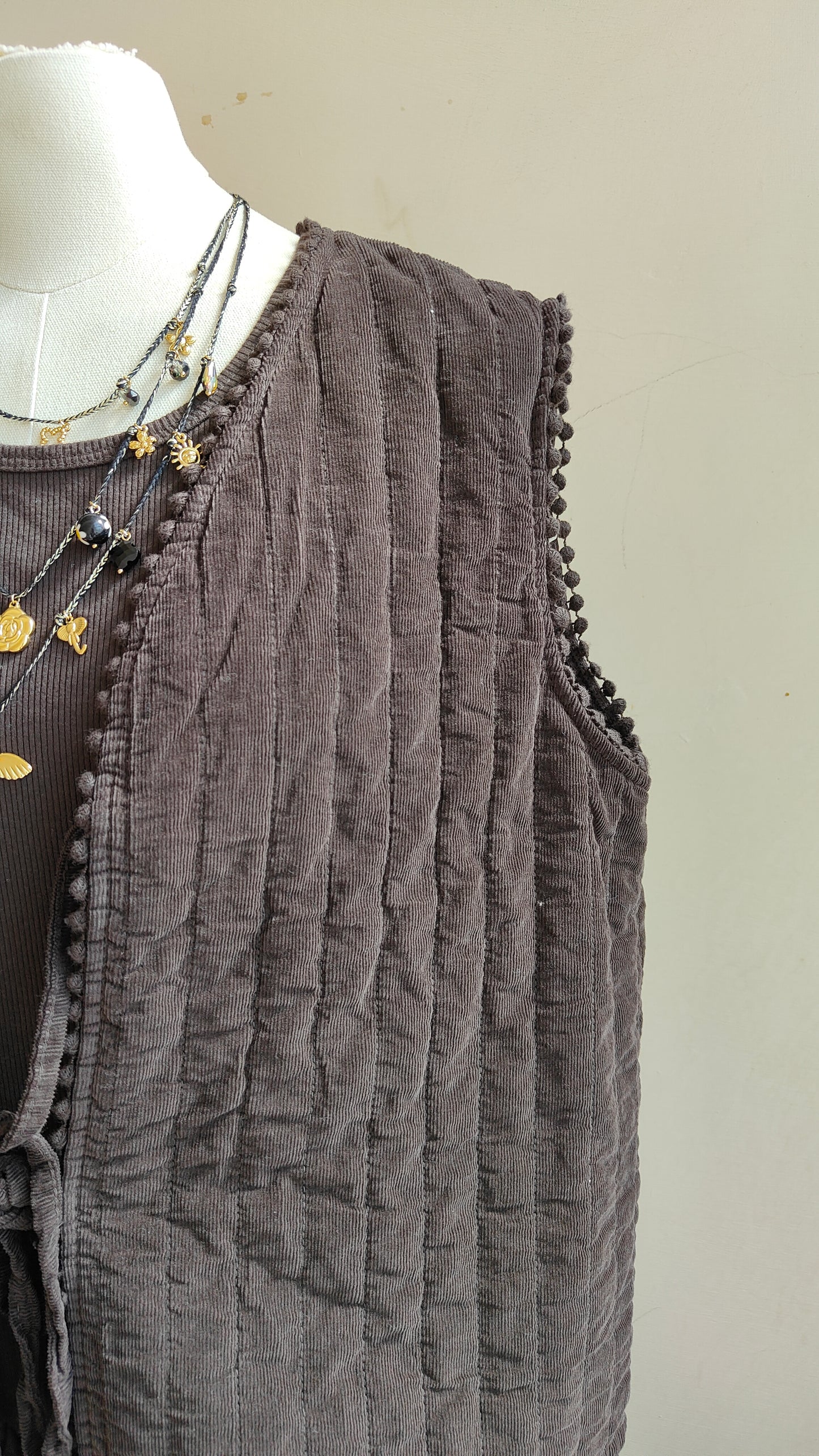 Gilet Trapuntato in Cotone