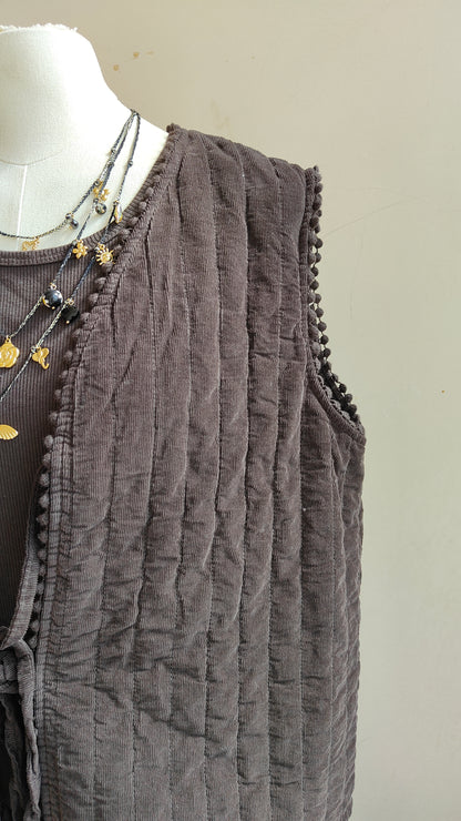 Gilet Trapuntato in Cotone