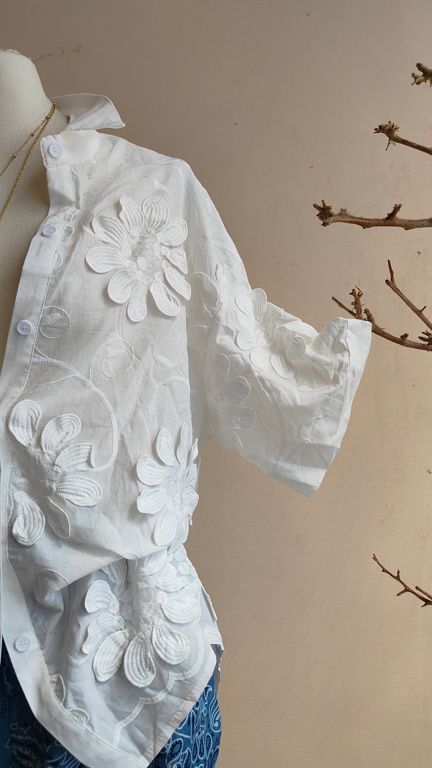 Camicia Fiore di Cotone