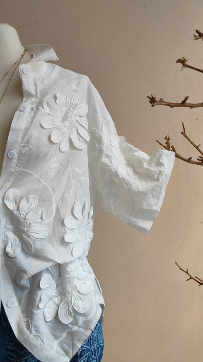 Camicia Fiore di Cotone