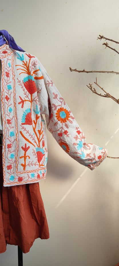 Giacca Boho tasche Canapa